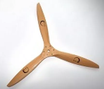 XOAR Holz Benzin Propeller 3-Blatt PJI Beech