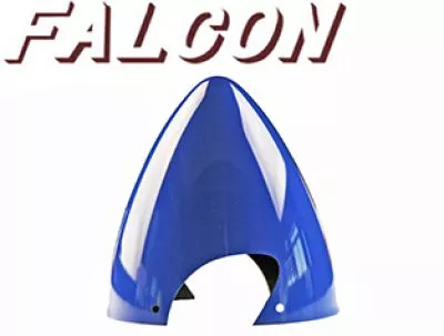 Falcon Carbon Spinner Benzin 5" 2-Blatt blau