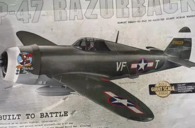P47 Razorback TopFlite GoldenSerie mit EZFH