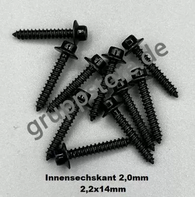 Innenssechskantschraube 2,2x14 M2 (VPE 50 St�ck)