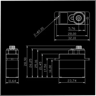 Grupp Servo GM170HV (Digital)