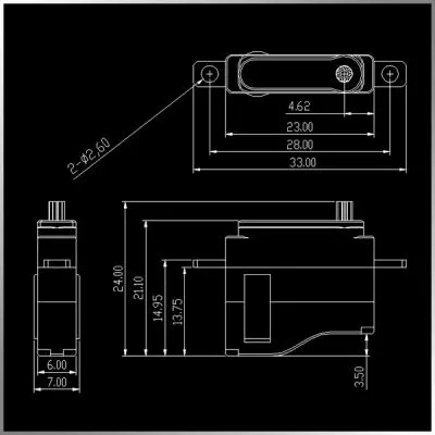 Grupp Servo 6mm Servo GM88R (Digital)