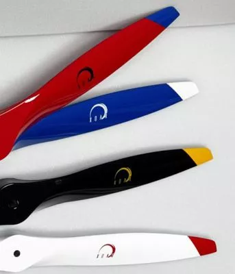 XOAR GfK-Propeller 24x10 blau/weiss