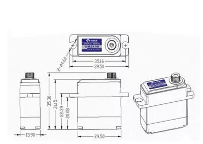 Grupp Servo GM2106 (Digital)