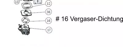 DLE111-16 Vergaser-Dichtung
