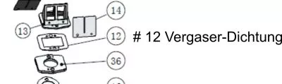 DLE111-12 Vergaser-Dichtung