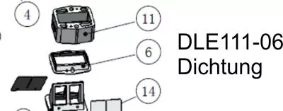 DLE111-06 Vergaserkastendichtung
