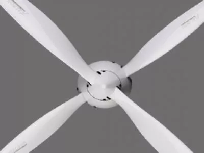 Falcon Kontra-Propeller Carbon 23x20F Front white