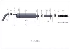 Schalld�mpfer-Set DLE20RA