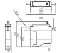 Grupp 6mm Fl�chen-Servo GM99F (Digital)