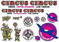 Circus Circus Dekor-Bogen