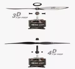 T-MOTOR BPP-4D AM40 combo F3P indoor 1500