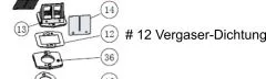 DLE111-12 Vergaser-Dichtung