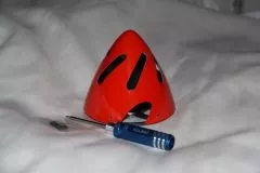 Falcon Spinner Elektro 82mm 2-Blatt rot