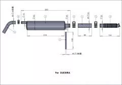 Schalld�mpfer-Set DLE35RA